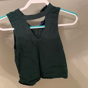 Olive Green Keyhole Tank